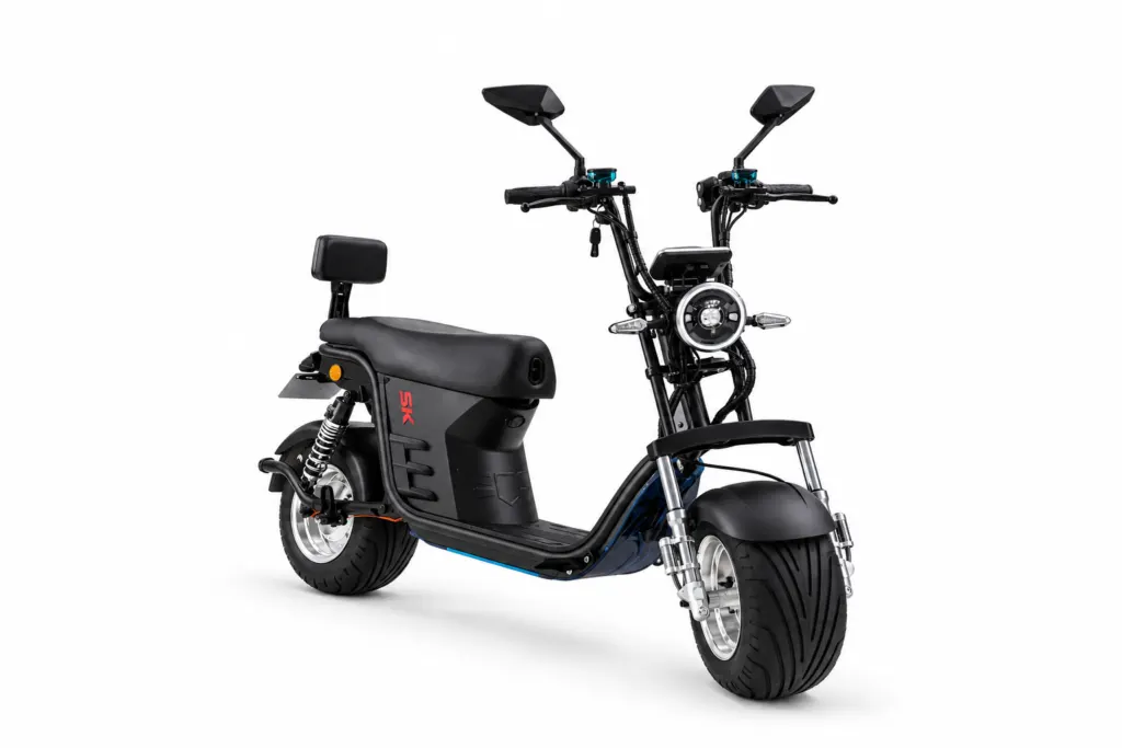 Moto Elétrica SK X12 | 1000W – 60V/20Ah - Preta — foto 1