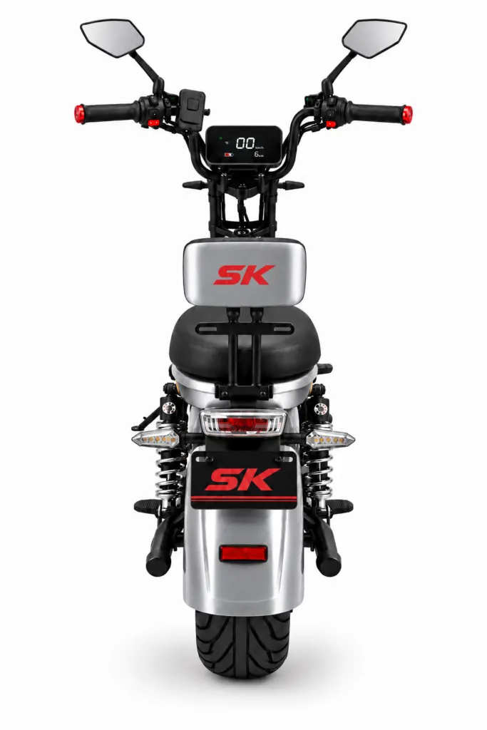 Moto Elétrica SK X12 | 1000W – 60V/20Ah - Prateada — foto 3