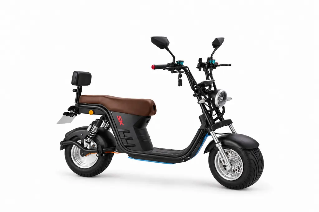 Moto Elétrica SK X12 | 1000W – 60V/20Ah - Preta Marrom — foto 2