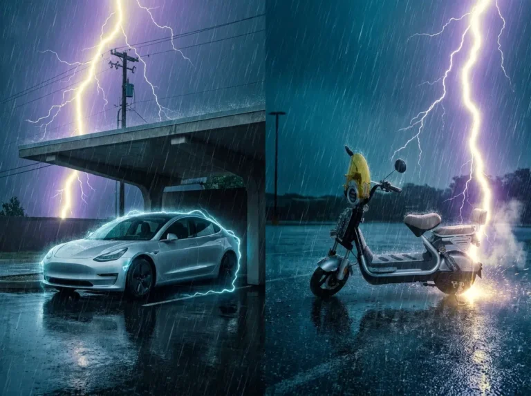Moto Elétrica e Raios: O Que Acontece na Tempestade?