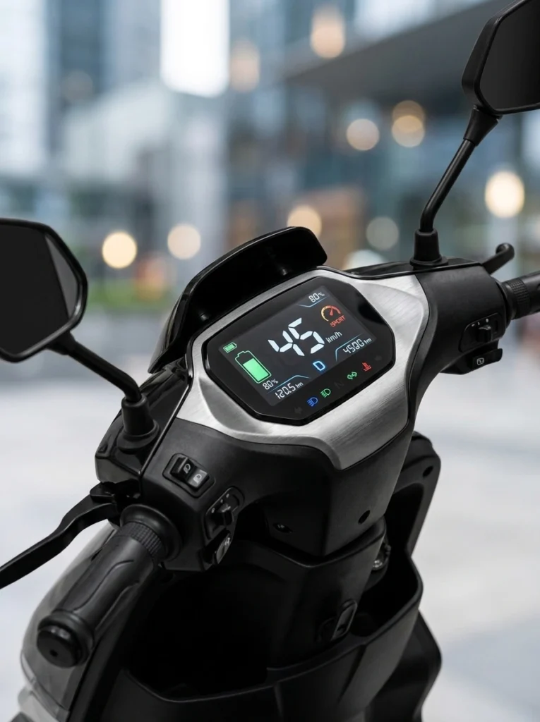 Moto eléctrica MDP-GT10: Tablero de la moto eléctrica Midi Pro MDP-GT10